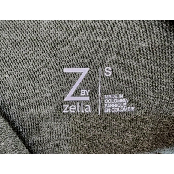 Zella Hooded Long Sleeve Shirt Women's Small Olive Green Stretch Lightweight EUC - Picture 7 of 9